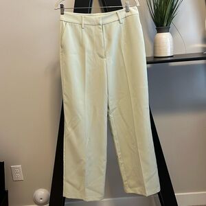 Avec Les Filles Wide Leg Casual Green Pants